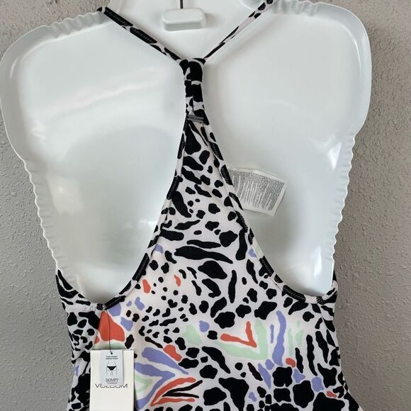 NWT Volcom One Piece Swim Suit Size M - Picture 4 of 7